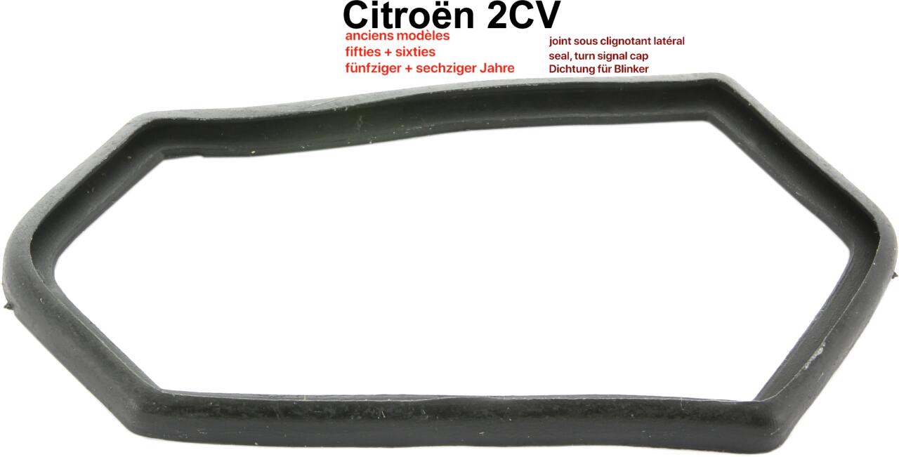 Blinkerkappen Dichtung für Seitenblinker groß, für Citroen 2CV alt