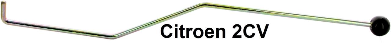 Defroster Regulierhebel (Luftverteilung oben-unten). Passend für Citroen 2CV.