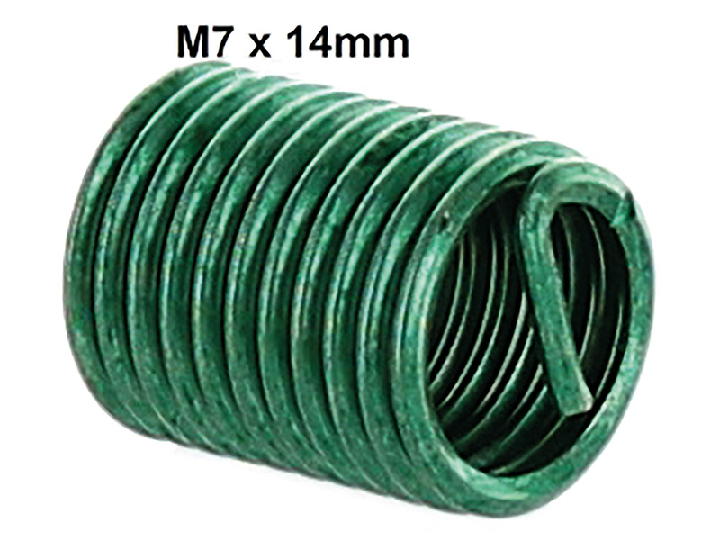 Helicoil Einsatz M7. Länge: 14,0mm. (Gewindereparatur)