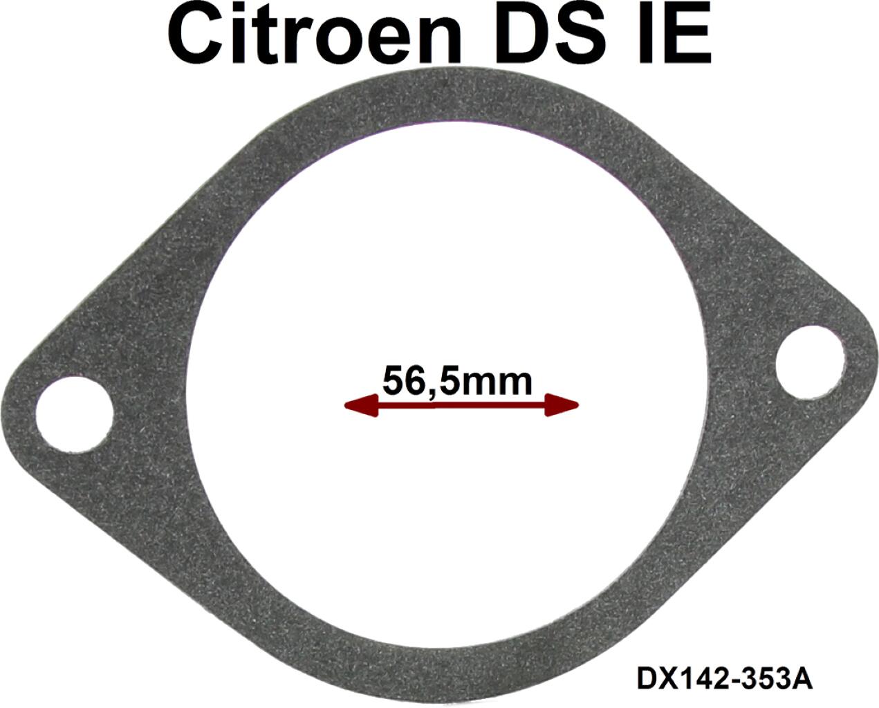 Drosselklappe Einlassdichtung. Durchmesser: 56,5mm. Passend für Citroen DS IE. Or. Nr. DX142-353A. Made in Germany.