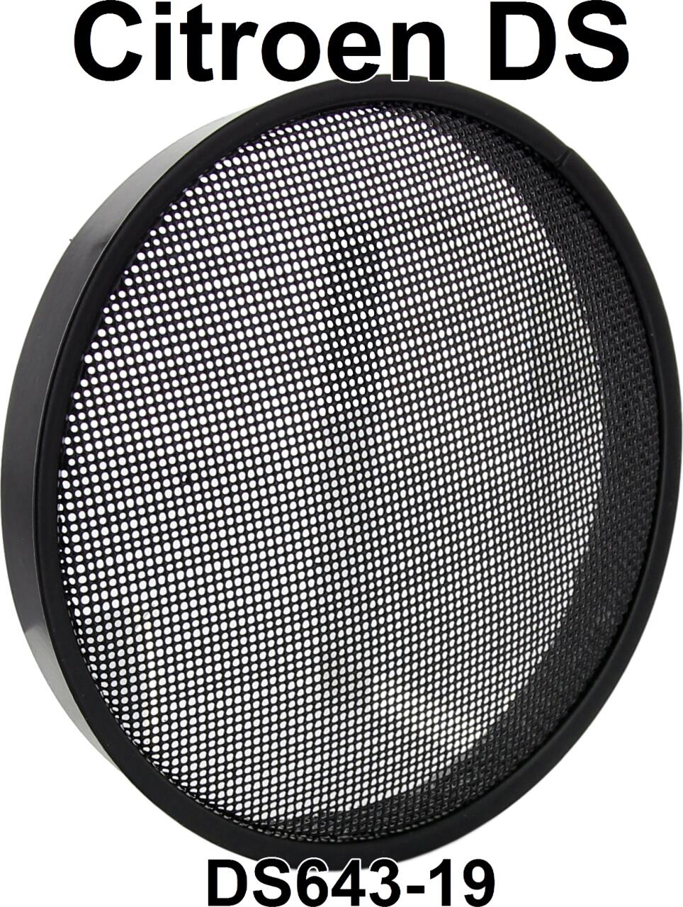 Fliegengitter, in dem Frischluftschlauch (von Kotflügel kommend). Passend für Citroen DS. Per Stück. Or. Nr. DS64319