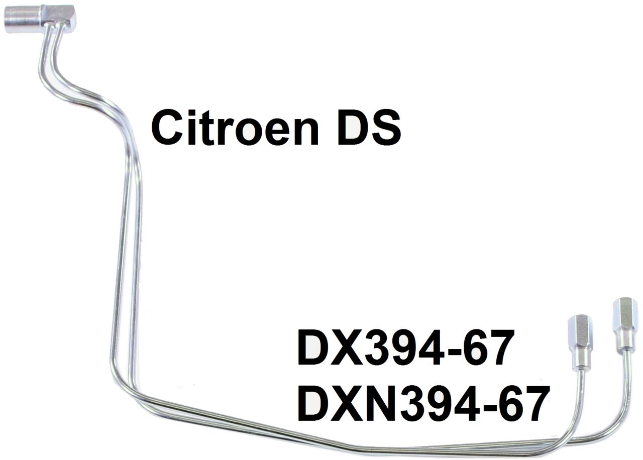 Hydraulikleitung - Zulaufleitung, vorne. Passend für Citroen DS (DX). Or. Nr. DX394-67, DXN394-67