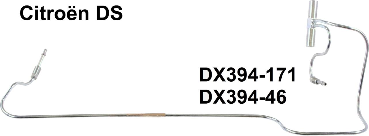 Hydraulikleitung - Zulaufleitung, vorne. Passend für Citroen DS. Or. Nr. DX394-171, DX394-46