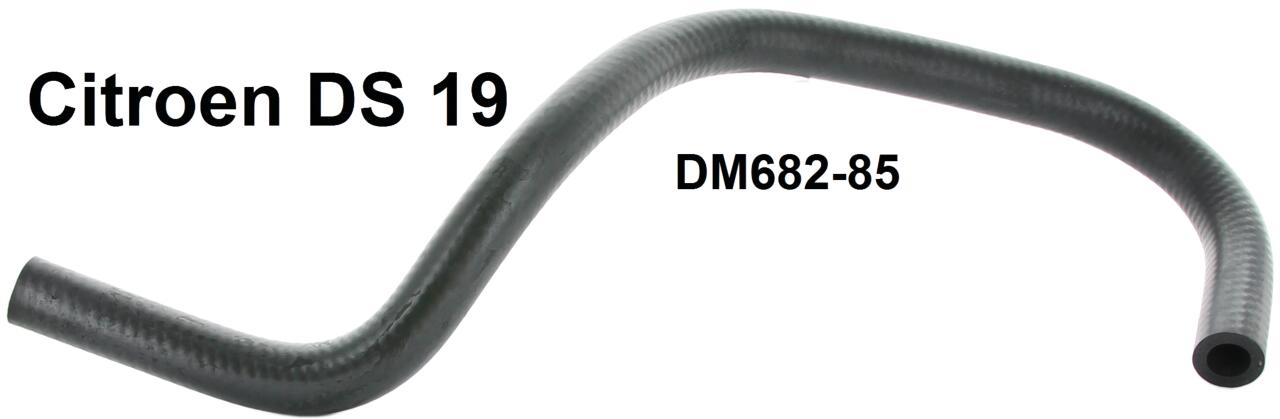 Heizungskühlerschlauch. Passend für Citroen DS 19. Innendurchmesser beidseitig: 12,0mm. Or. Nr. DM642-85