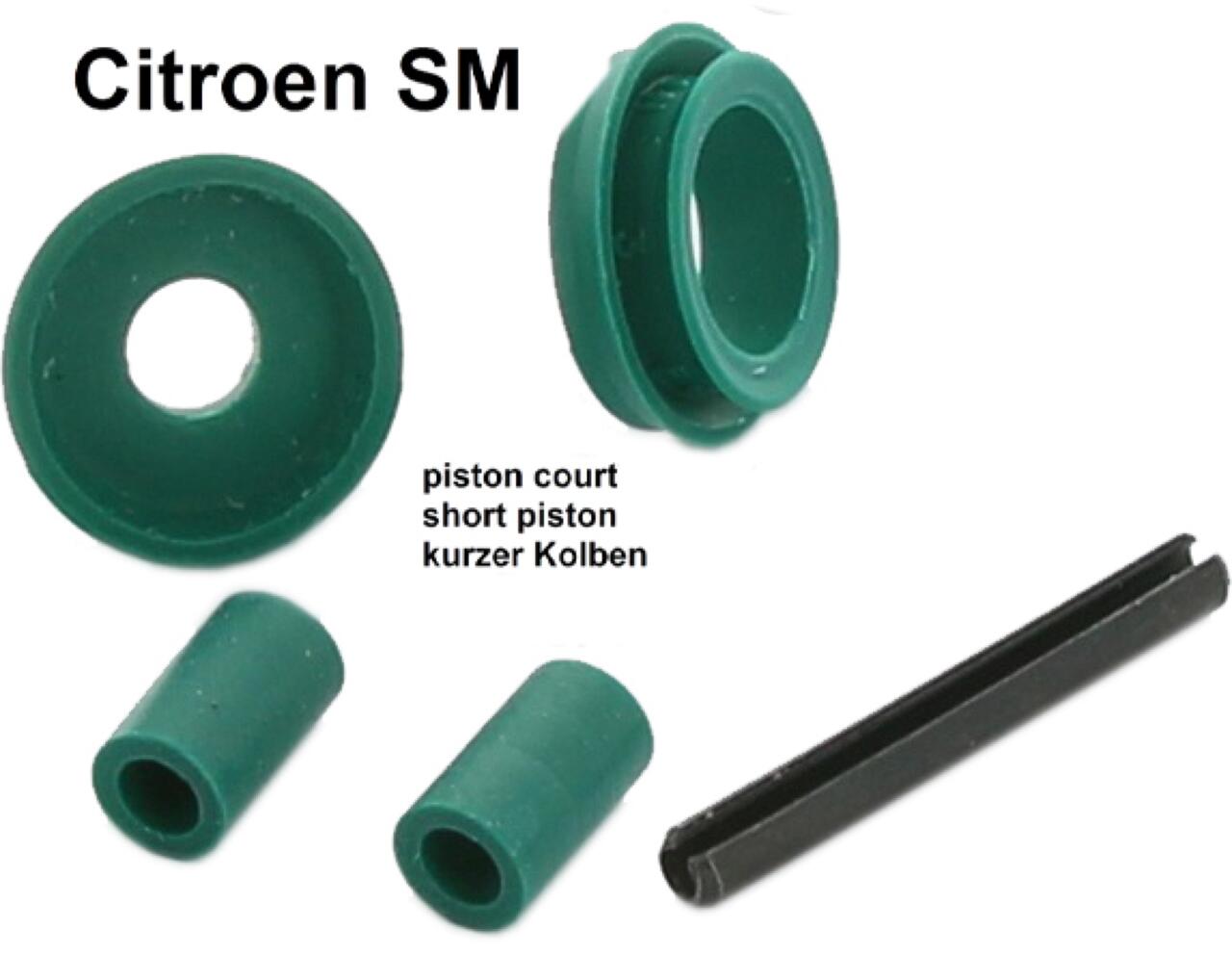 SM, Kupplungsgeberzylinder Dichtsatz (17,5mm Durchmesser, für kurzen Kolben). Passend für Citroen SM