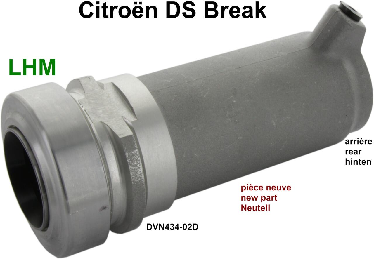 Federzylinder hinten (neu). Hydrauliksystem LHM. Passend für Citroen DS Break, ab Baujahr 1966. Or. Nr. DVN434-02D.