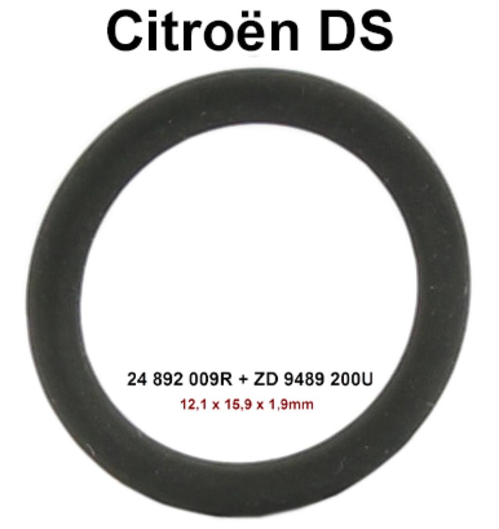 Sicherheitsschieber, Dichtring (O-Ring) klein. Hydrauliksystem LHM. Passend für Citroen DS, außer Serie DV, DT, DP (D-Special, D-Super, D-Super5)