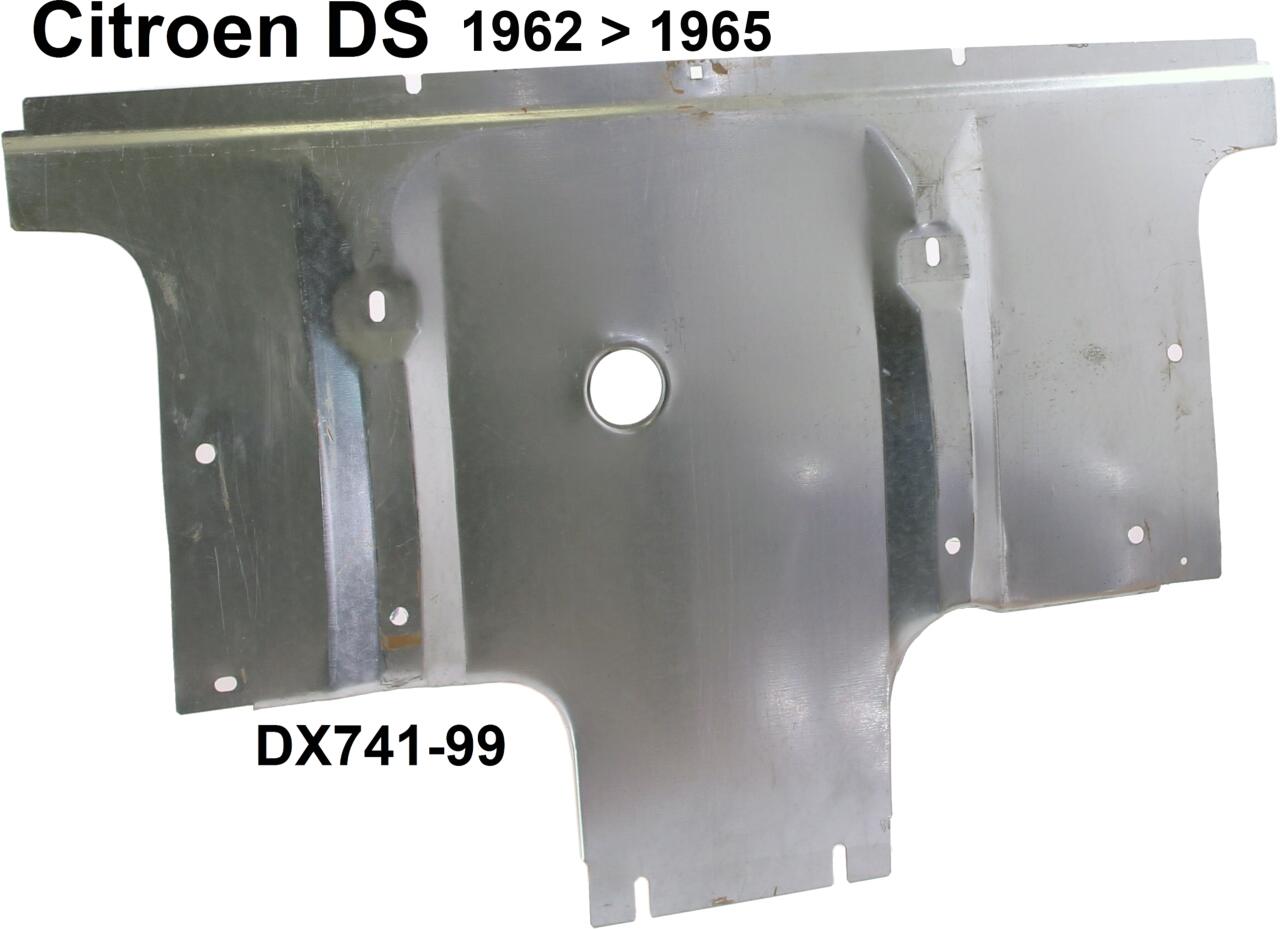 Luftleitblech - Bremsenabdeckung (verzinkt). Passend für Citroen DS, von Baujahr 1962 bis 1965. Or. Nr. DS741-99