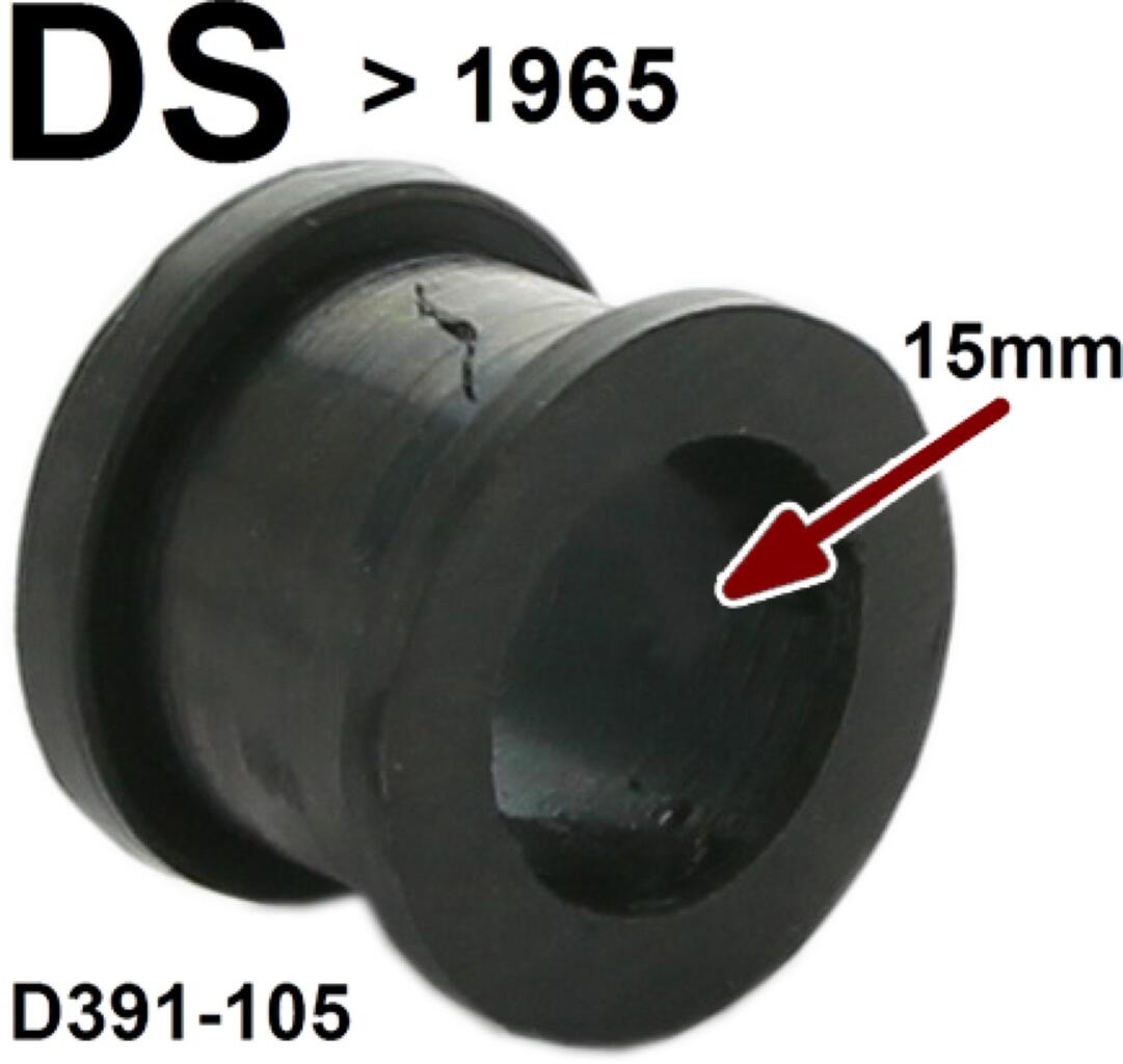 Scheuerschutzgummi, groß (15mm), für Hydraulikleitung. Passend für Citroen DS, bis Baujahr 1965. Or. Nr. D391-105