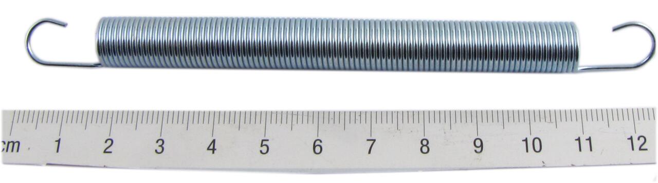 Feder für die lenkbaren Zusatzscheinwerfer (Fernlicht). Passend für Citroen DS, ab Baujahr 1968. 90 Wicklungen. Die Feder ist von unten