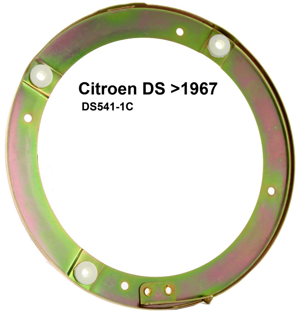 Zusatzscheinwerfer Haltering (Halterung Jod Scheinwerfer auf dem Blechgehäuse). Passend für Citroen DS, bis Baujahr 09/1967. Or. Nr. DS541-1C