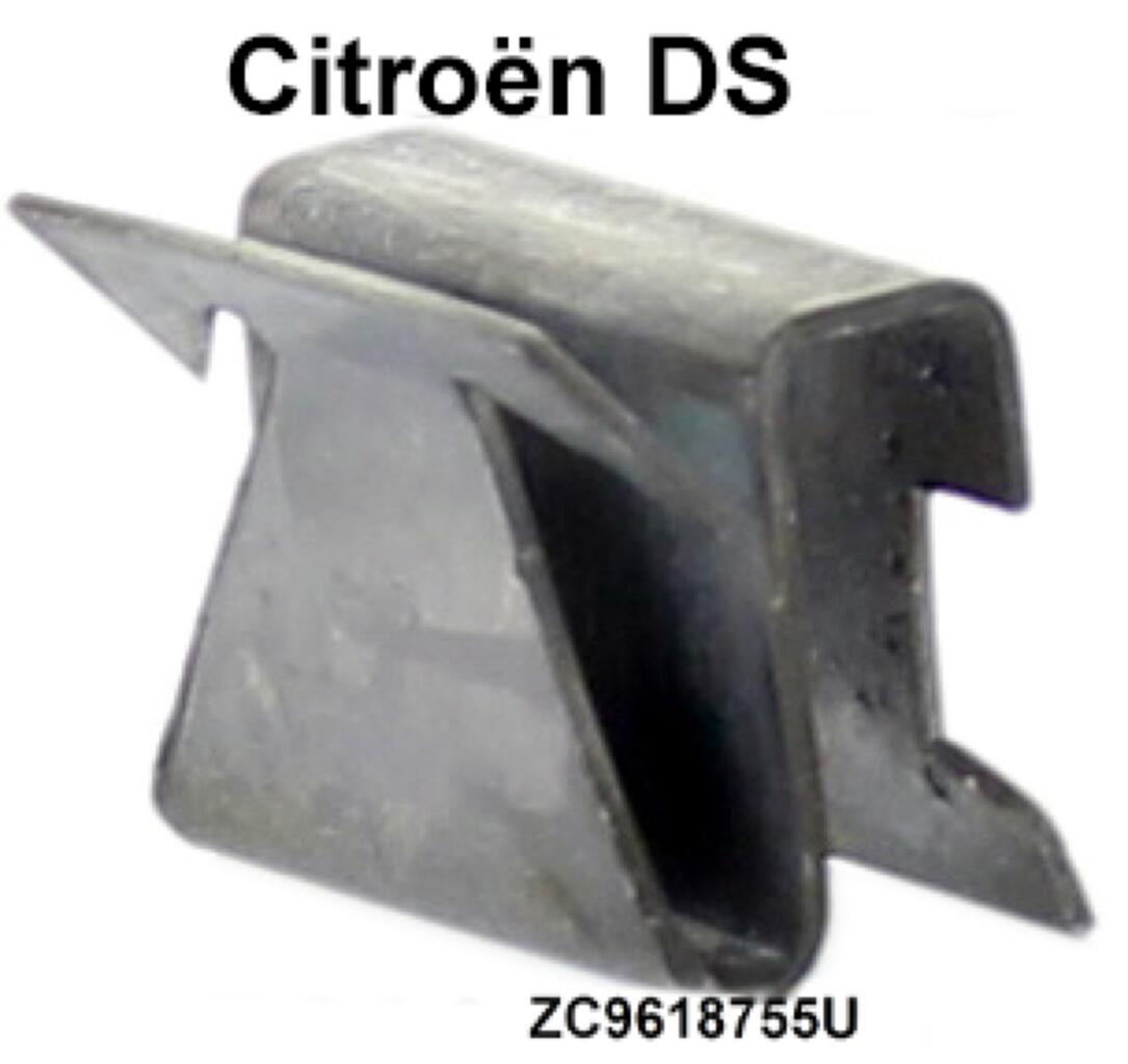 Halteklammer, für die Dichtung zwischen Kotflügel und Motorhaube. Passend für Citroen DS. Or. Nr. ZC9618755U
