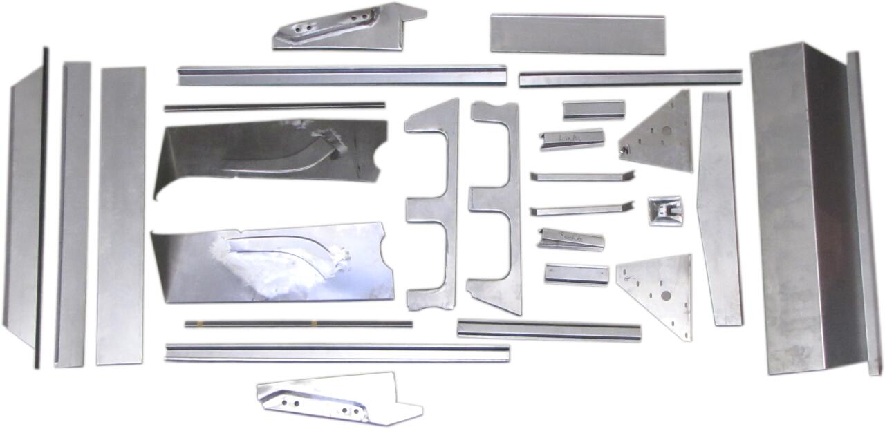 Cabrio Verstärkungssatz, zum einschweißen. Grundvoraussetzung für jeden Cabrio Umbau bei Citroen DS