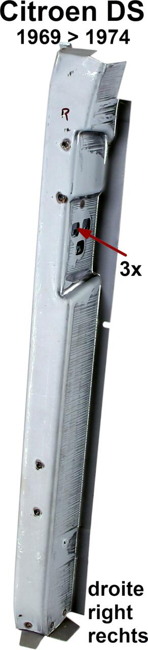 C-Säule rechts, komplett bis Kotflügeloberkante. Passend für Citroen DS Limousine