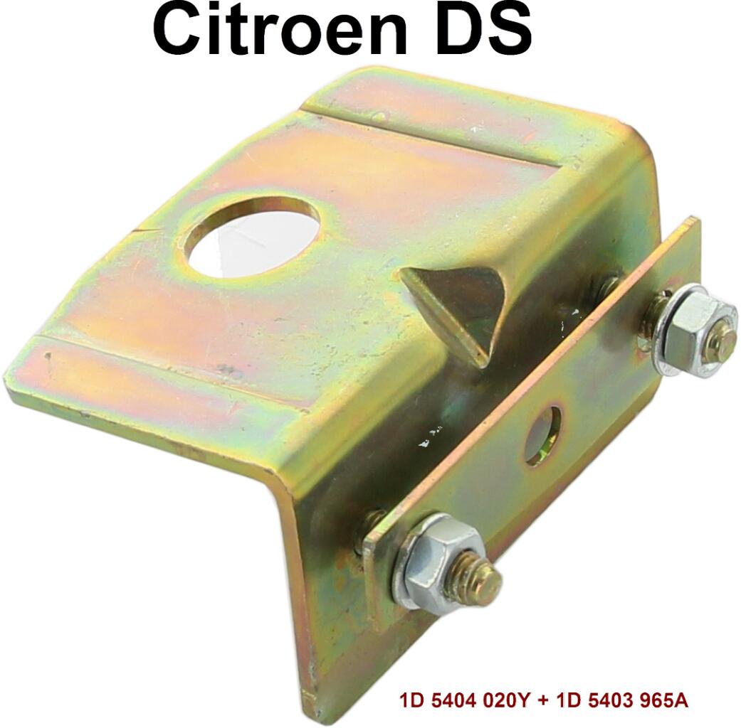 Dachhaut Befestigungsklammer hinten (seitlich links + rechts). Per Stück. Passend für Citroen DS Limousine. Bestehend aus Or. Nr