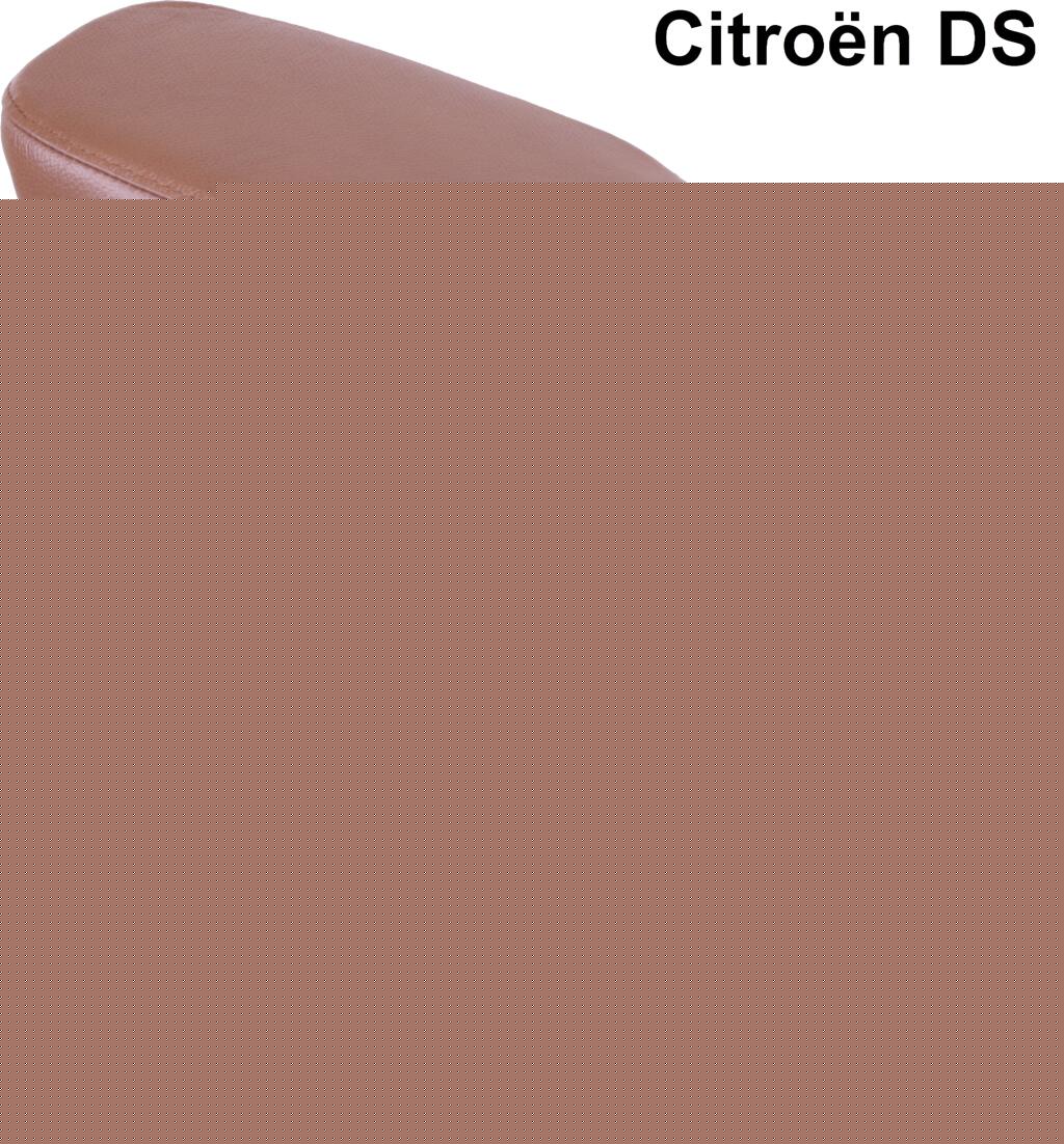 Mittelarmlehne, passend für Citroen DS. Leder schokoladen braun (havane)!