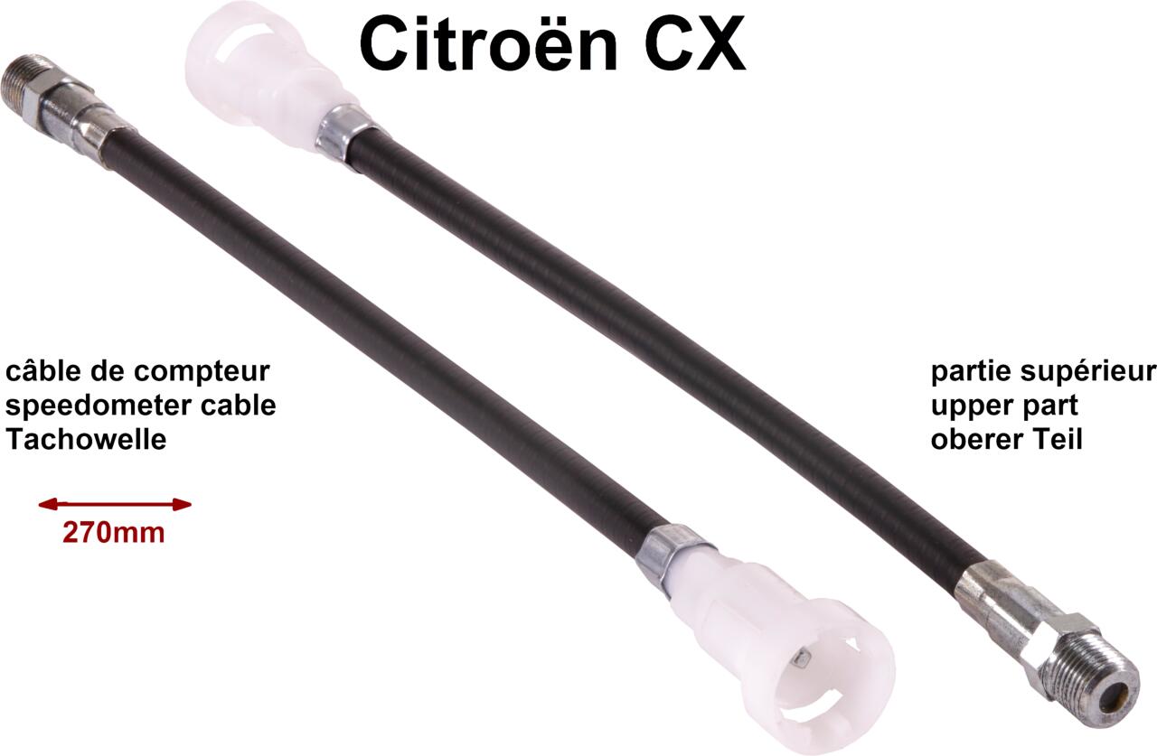 Tachowelle CX 5 Gang, oberer Teil 270mm 5491143-95492738