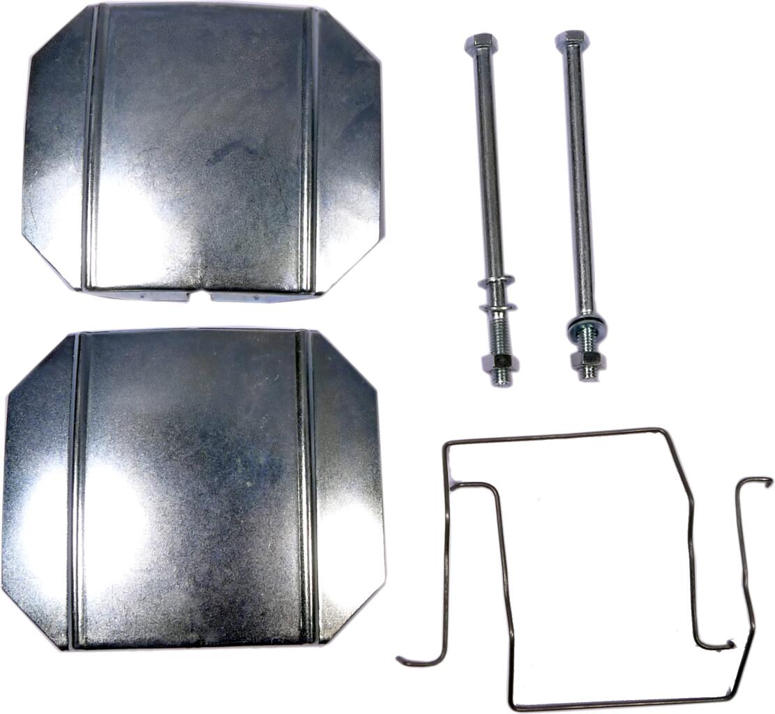 Montagesatz Bremsklötze hinten, passend für Citroen CX Limousine + Break (20-25). Verbaut von Baujahr 12/1975 bis 1990. Abmessung: 76x90mm.