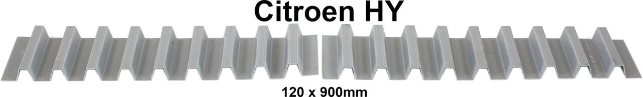 Bodenblech Reparaturblech im Kastenaufbau, überhalb des Verstärkungsholms. Passend für Citroen HY. Abmessung: 120 x 900mm.
