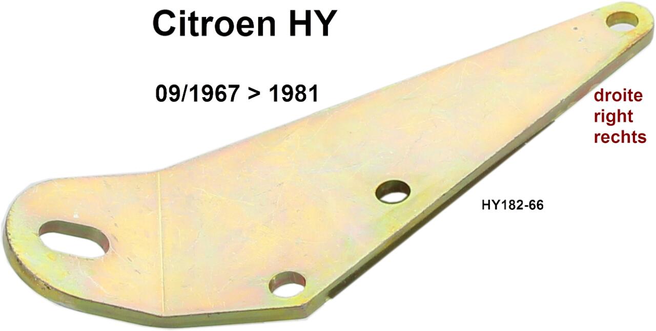 Auspuff Schalldämpfer Halterung rechts. Passend für Citroen HY, ab Baujahr 09/1967. Or. Nr. HY182-66