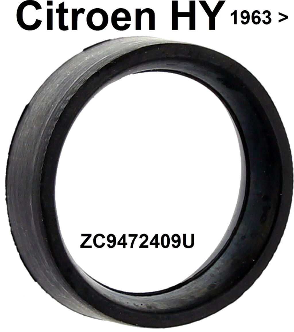 Gummi (Dichtung) unten an der Wasserpumpe. Übergang zu dem Wasserstutzen an dem Zylinderkopf. Passend für Citroen HY, ab Baujahr 09/1963. Or. Nr