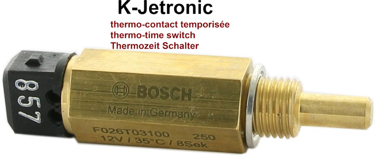 K-Jetronic: Thermoszeit Schalter (begrenzt die Spritzzeit des Kaltstartventils in Abhängigkeit der Motortemperatur). Passend für Citroen CX2400 IE