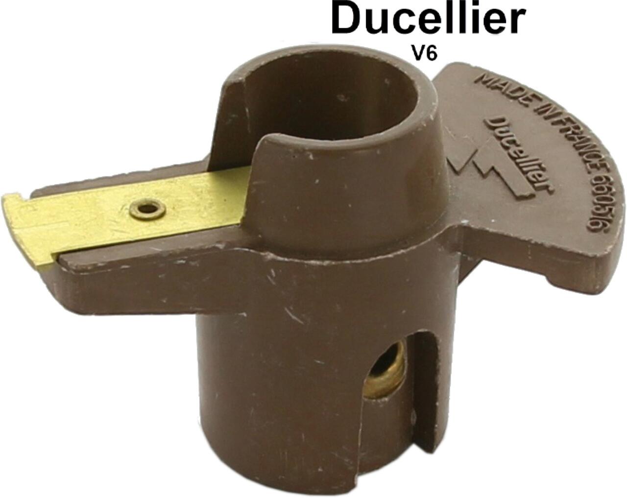 Ducellier, Verteilerfinger. Passend für Peugeot 504 V6 (Cabriolet + Coupe). Peugeot 604. Renault Alpine A310 V6. Or. Nr. 5937.11