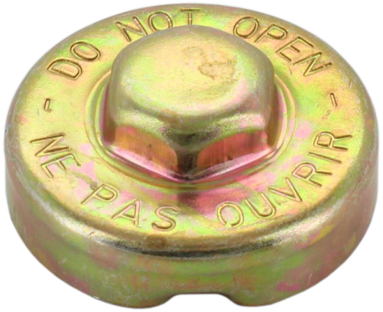 Kühlerdeckel (aus Metall), mit Dichtung. Passend für Peugeot 504 V6 (Cabriolet + Coupe). 504 Diesel, 404 Diesel, 204 Diesel. Peugeot 104 Benziner