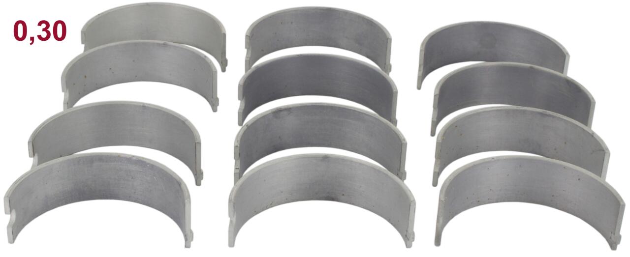 P 504 V6/604/Alpine A310 V6/R30, Pleuellagersatz klein (trimetal). 0,30 Übermaß. Für 52mm Kurbelwelle. Passend für Peugeot 504 V6, 604 V6