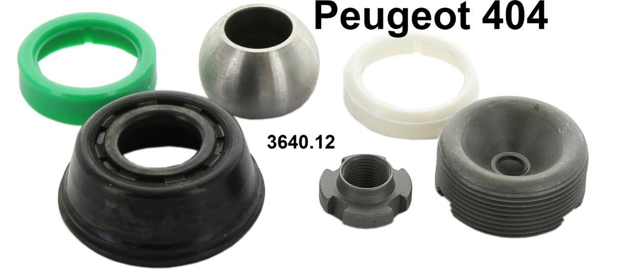 P 404, Traggelenk/Führungsgelenk Reparatursatz. Pro Seite. Passend für Peugeot 404. Gewinde: 11x1. Or. Nr. 3640.12