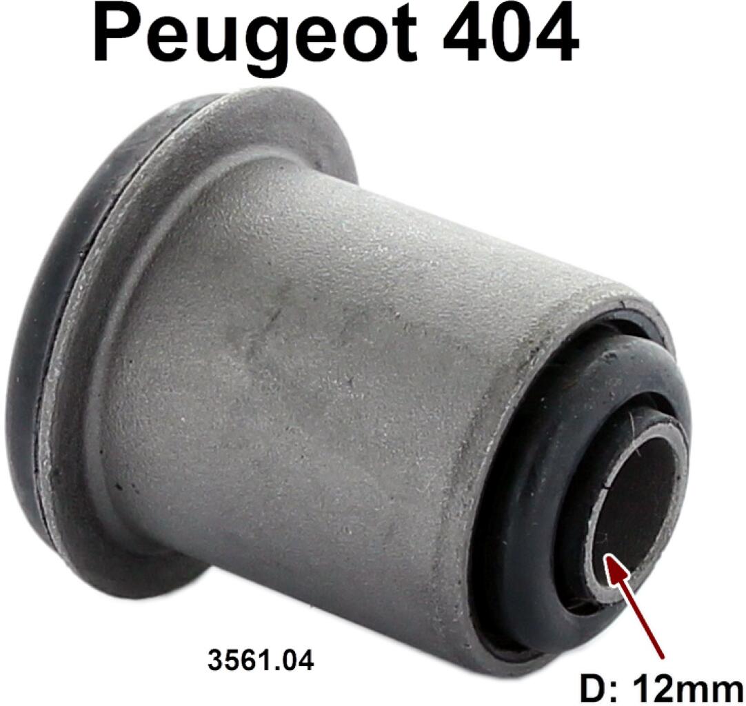 P 404, Silentbuchse Dreieckslenker. Passend für Peugeot 404. Innendurchmesser: 12mm. Außendurchmesser: 32mm. Länge innen: 50mm. Länge außen: