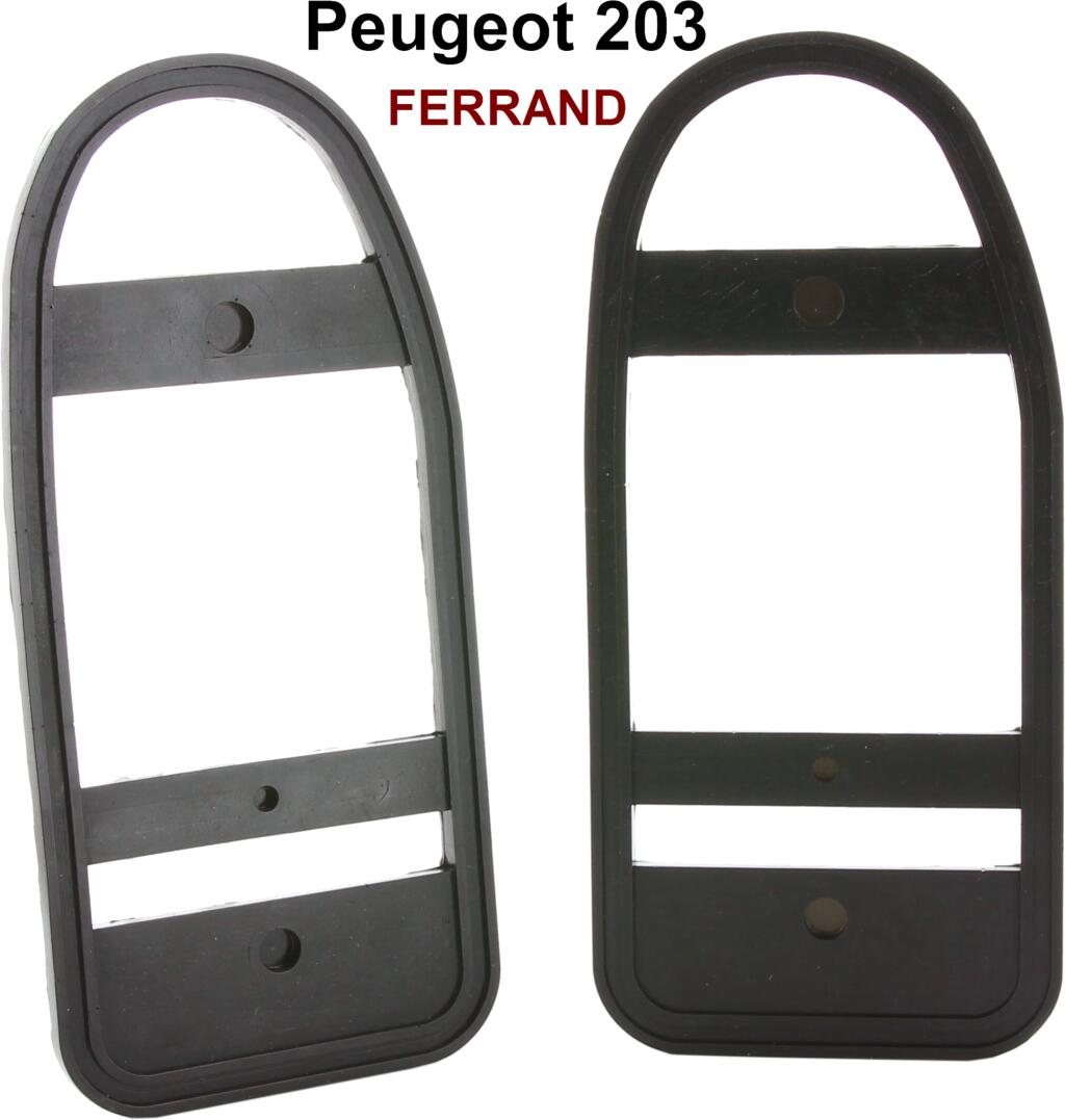P 203, Dichtung (2 Stück) Rückleuchte FERRAND. Passend für Peugeot 203.