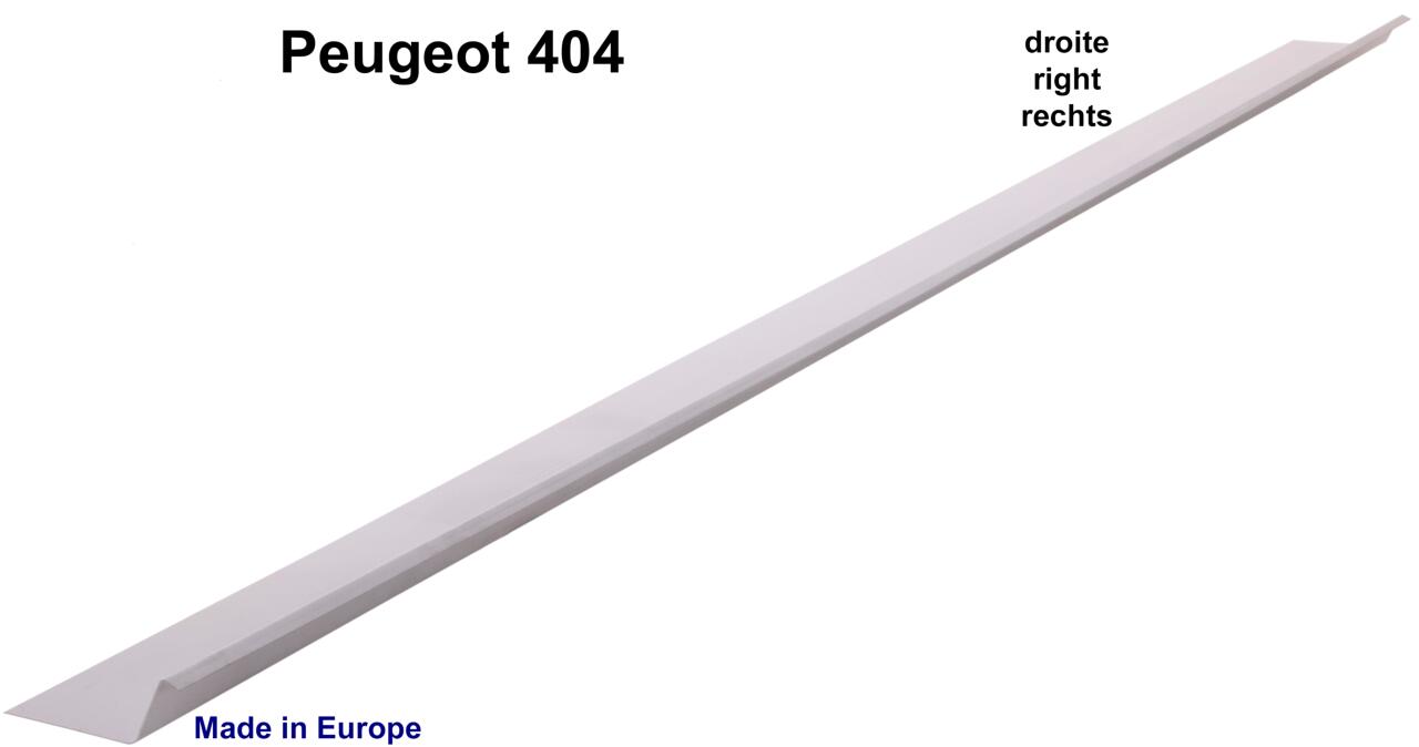 P 404, Unterschweller rechts. Made in Europe.