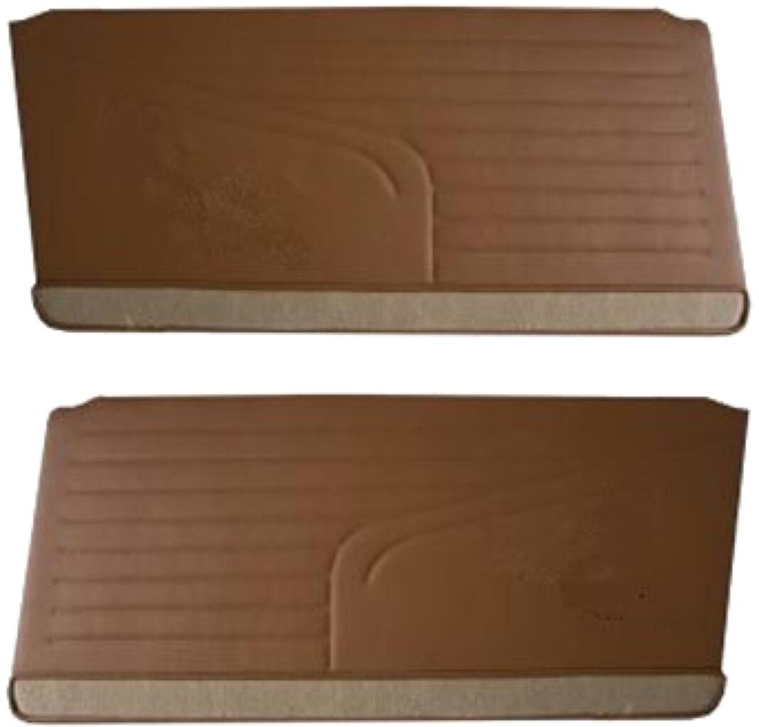 P 304, Türverkleidung, Kunstleder braun Marron (2 Stück, links + rechts). Passend für Peugeot 304 Cabrio * Coupe.