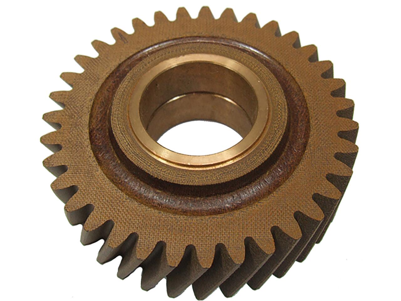 R4/R3, Stirnrad (Zwischenrad) Novotex. Passend für Renault R3 + R4. 35 Zähne. Innendurchmesser: 35,75mm. Außendurchmesser: 100,06mm.
