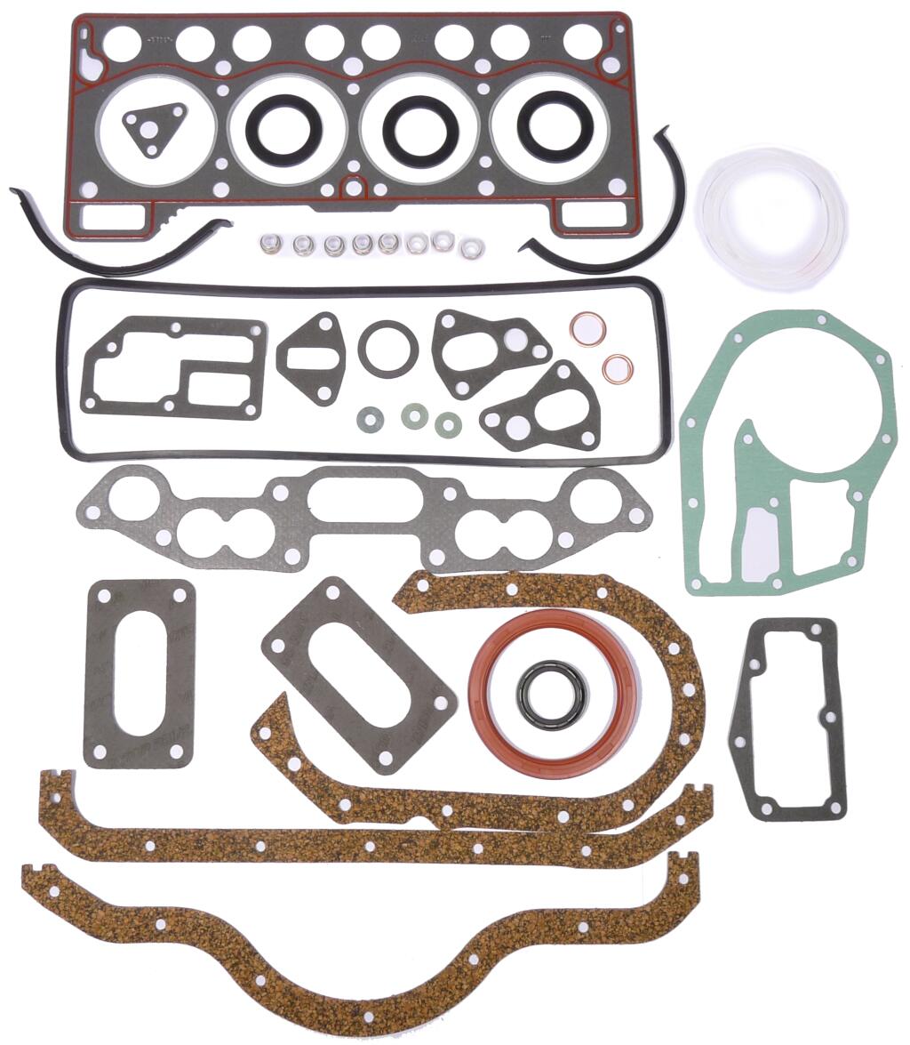 R5/Rodeo, Motordichtsatz komplett, inclusive Zylinderkopfdichtung. Passend für Renault R5 + Rodeo. Motor: 1289ccm. 42 bis 64PS. Verwendet in Motoren: