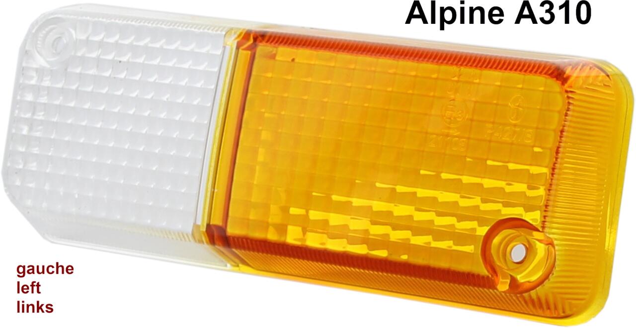 A310, Blinkerkappe links. Passend für Renault Alpine A310 V6 + Renault R12.