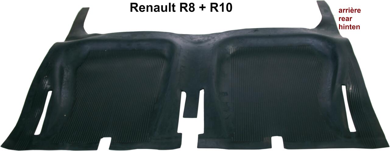 R8/R10, Gummimatte hinten. Passend für Renault R8, R8 Gordini + R10.
