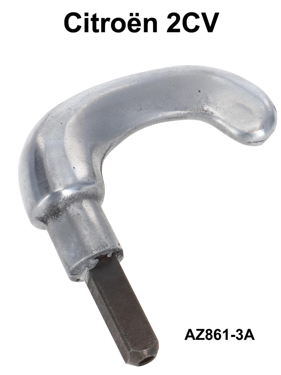 2CV alt, Türgriff hinten außen (Schnabelgriff). Passend für Citroen 2CV. Or. Nr. AZ861-3A