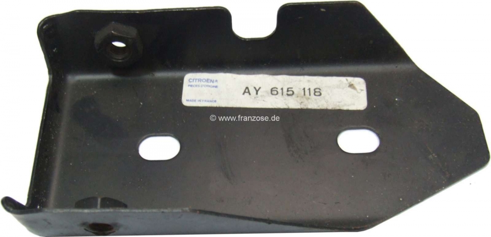 Citroen-2CV - Versteviging in achterste smalle bumper AZAM-beugelbevestiging, alleen voor smalle bumper,