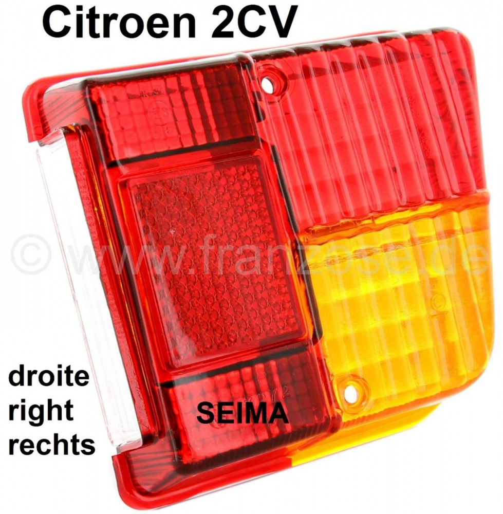 Citroen-2CV - Achterlichtkap rechts, voor 