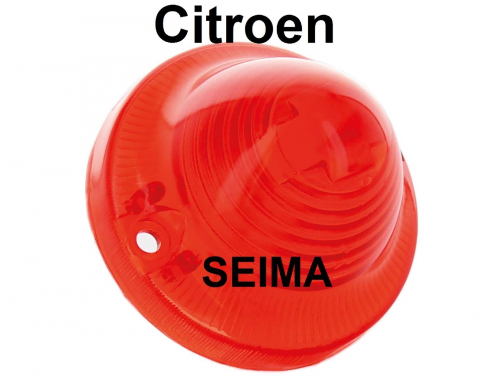 Sonstige-Citroen - Achterlichtkap rood, rond (reproductie, zonder keurmerk), voor Citroën AK/AZU (paneel een