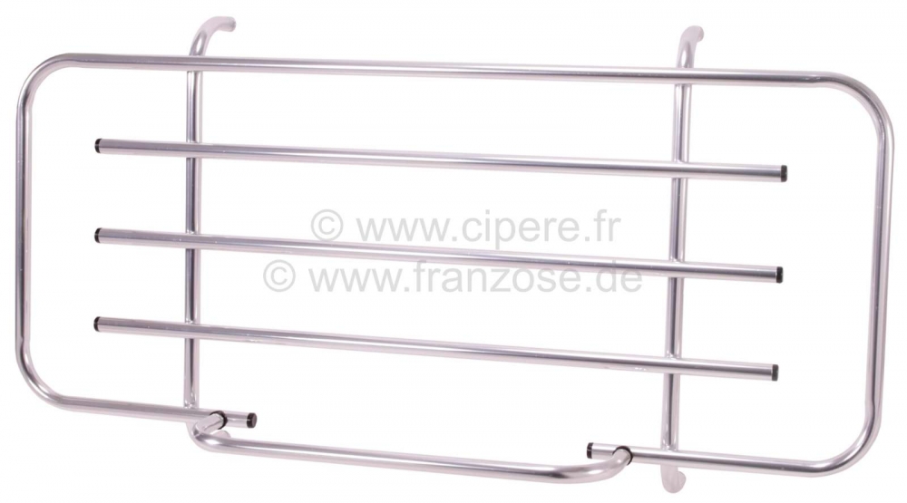 Citroen-2CV - Aluminium achterdrager. Afmeting: 870 x 370 x 100mm. Afmeting boren: 490 x 445mm. Voor mon