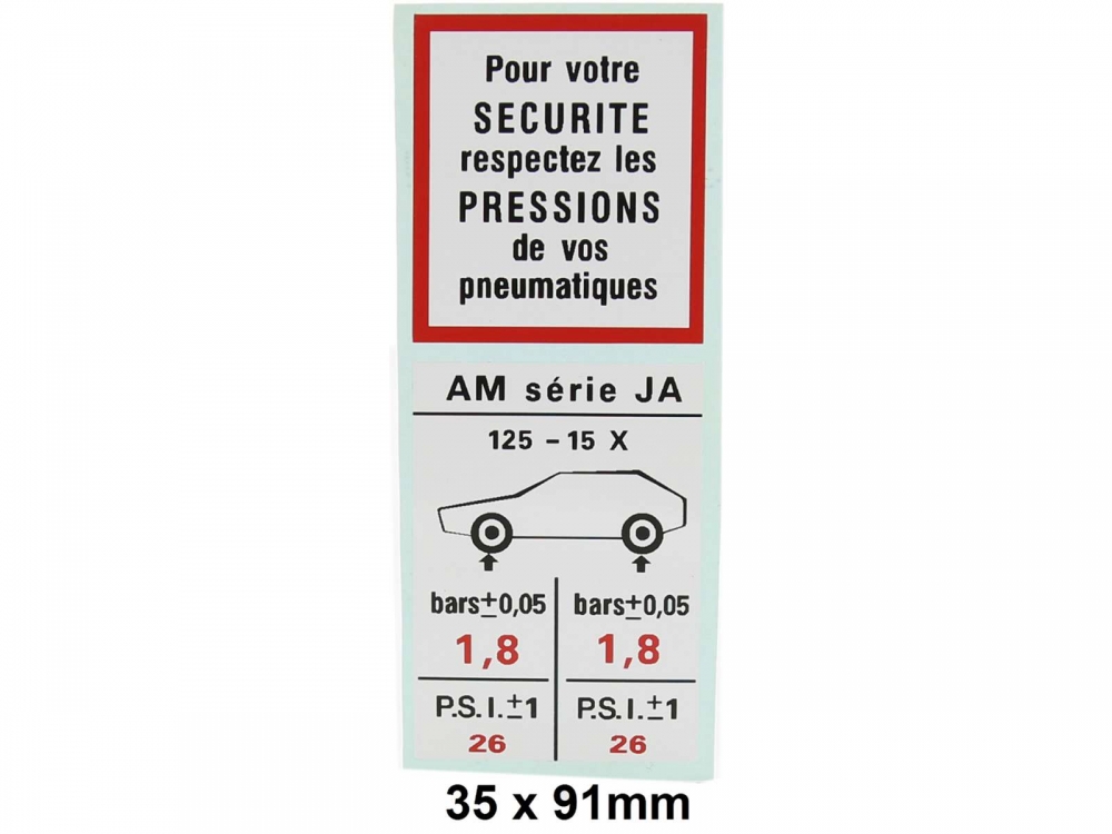 Citroen-2CV - Luchtdruk