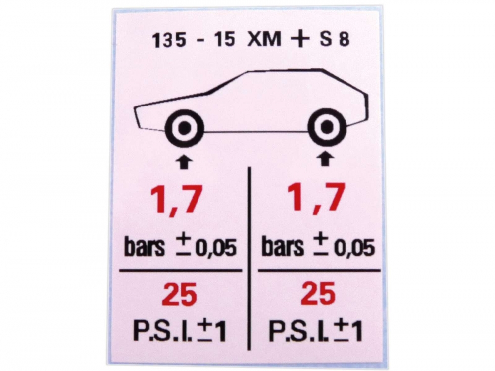 Citroen-2CV - Luchtdruksticker, Mehari 4x4