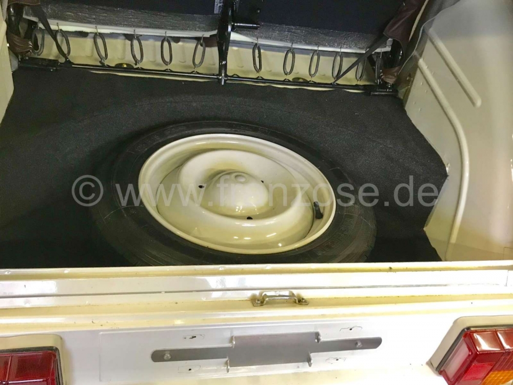 Citroen-2CV - Kofferbekleding voor de Citroen 2CV. Gemaakt in Frankrijk.