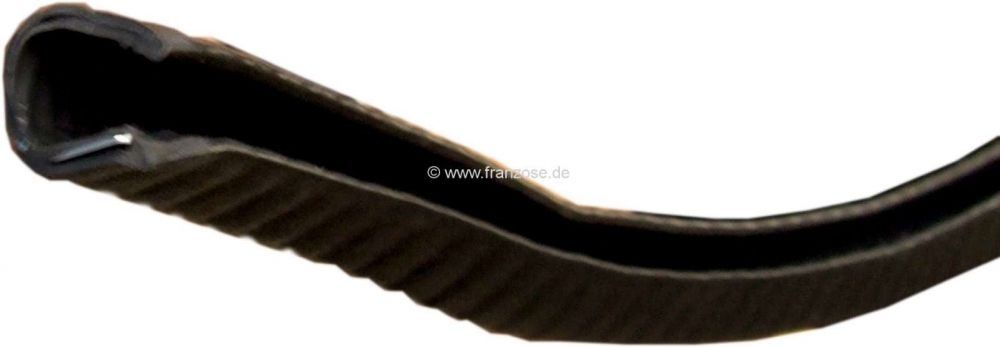 Citroen-2CV - Randbescherming, universeel U-profiel. Per meter, 13 mm breed. Voor klembereik 5-8 mm. Kle