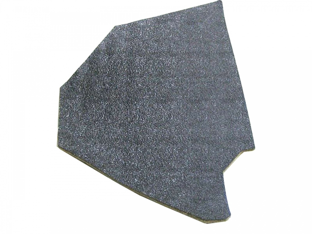 Citroen-2CV - Zijpaneel binnenzijde, rechtsvoor. Kleur zwart. Geschikt voor Citroen 2CV.