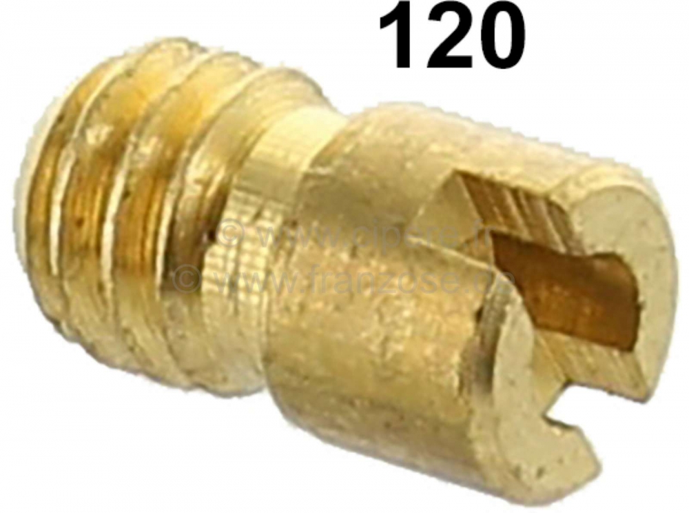 Citroen-2CV - Carburateursproeier 1 trap, 2CV6 (ovale carburateur). Diameter: 120