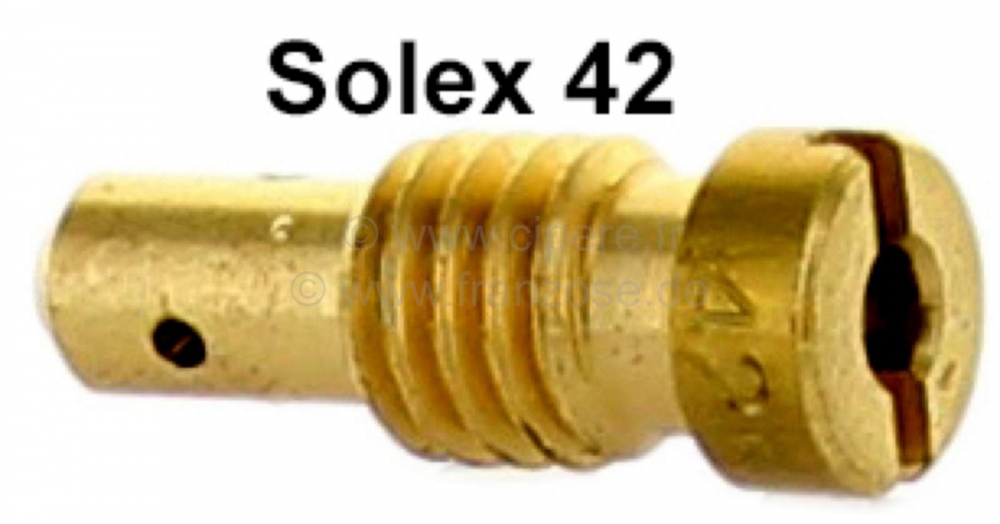 Citroen-2CV - Carburateursproeier voor 2CV met 425cc motor. Afmeting: 42, voor carburateurfabrikant Sole